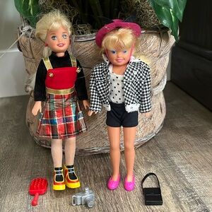 BARBIE - Retired 90’s Skipper Dolls w/Accessories as shown